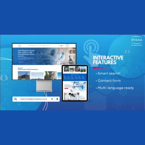 Die neue Unternehmenswebsite von STADA Pymepharco ist offiziell online gegangen.