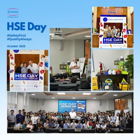 Der HSE Day von STADA Pymepharco brachte über 280 Kollegen – sowohl online als auch vor Ort – zusammen, um sich auf das zu konzentrieren, was wirklich zählt: Sicherheit und Wohlbefinden.