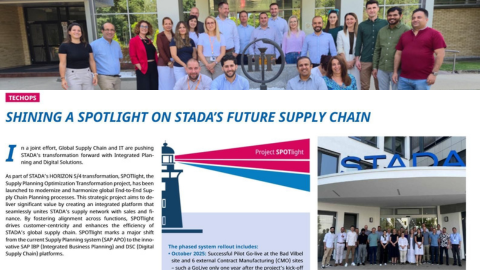 After many hours of workshops, coordination, and travel, we have successfully gone live at STADA Germany 