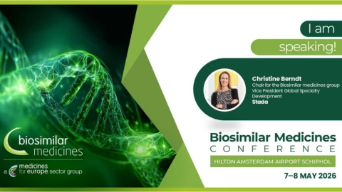 Noch eine Woche! Ich freue mich darauf, die Biosimilar Medicines Conference am 7.–8. Mai zu eröffnen