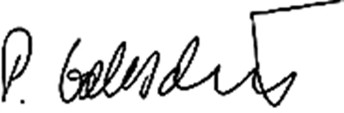 Peter Goldschmidt signature