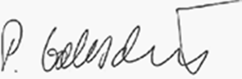 Peter Goldschmidt signature