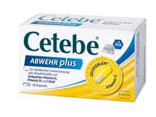Cetebe® ABWEHR plus (capsule in packs of 30, 60, 120)